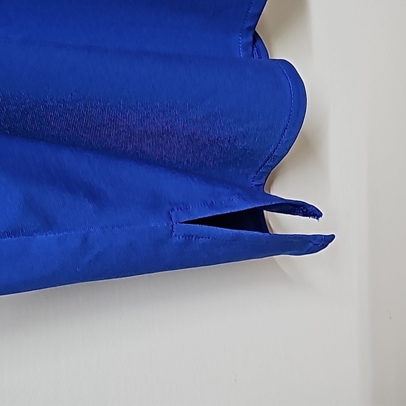 The Limited cobalt blue sleeveless top with tie at the back of the neck SZ 3XL - Picture 2 of 8